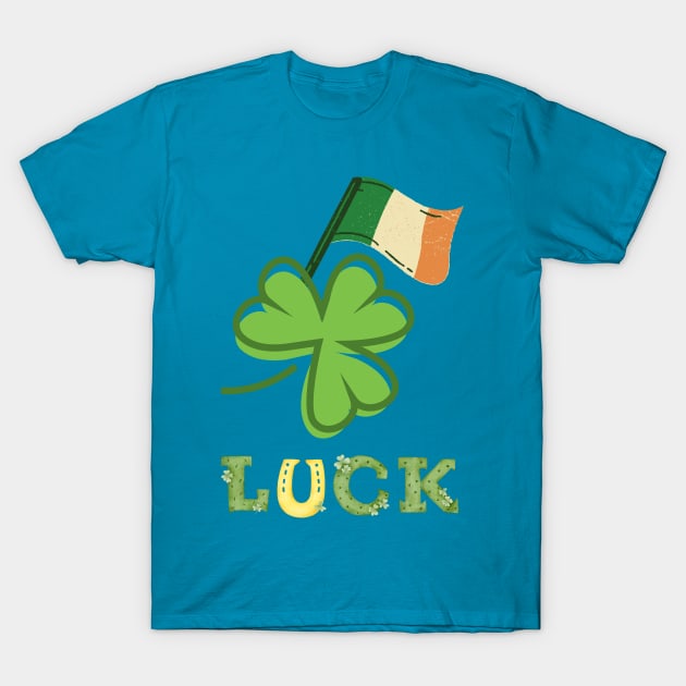 Luck.Irish flag T-Shirt by Anatoliy Smirnov